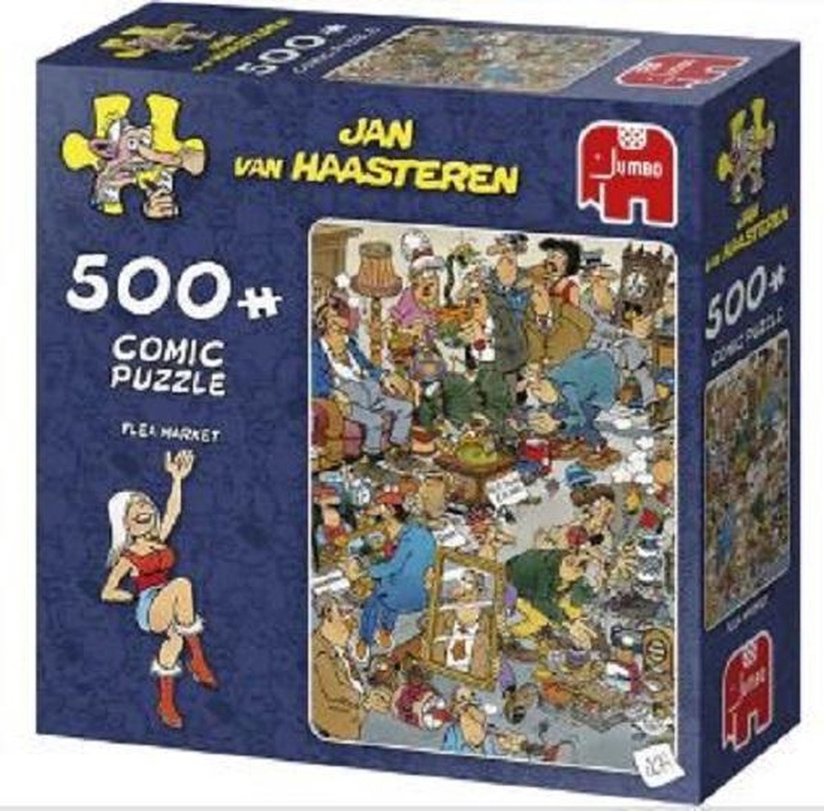 Jan van Haasteren Flea Market puzzel - 500 stukjes