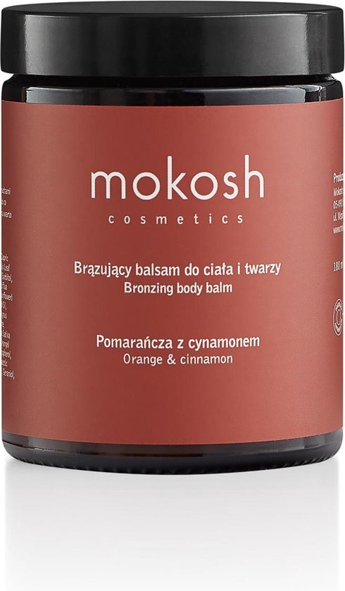 Mokosh | Bronzing Body &amp; Face Balm Orange &amp; Cinnamon | Vegan | Natuurlijke Zelfbruiner | Bruiningsbalsem | Lichaamscr&#232;me | 180 ml