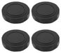 Bouchon d'objectif 40 mm noir jeu de 2