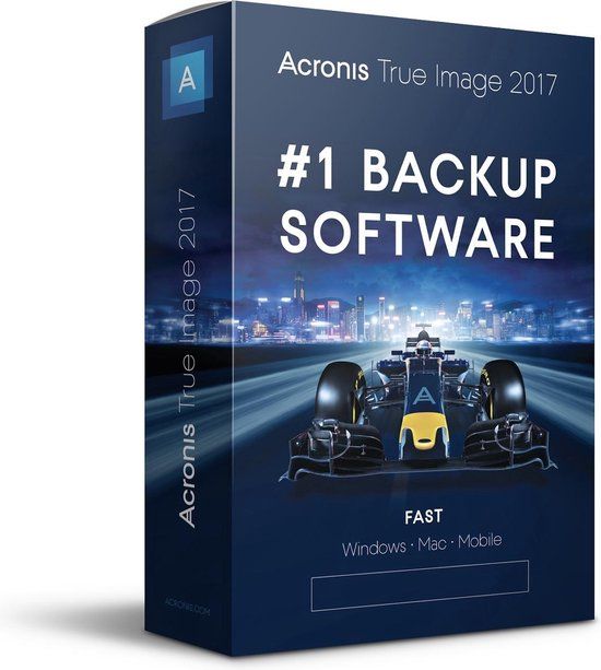 Acronis True Image 2017 - 12 maanden - 1 installatie - Mobiel, PC en Mac