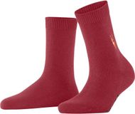 FALKE Cosy Wool Reindeer X-Mas sokken dames rood - maat 35-38