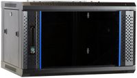 DSIT 4U wandkast met glazen deur 600x600x280mm (BxDxH)