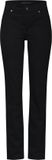 Mac Jeans Melanie Straight Fit Katoen Elastaan Zwart W29