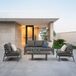Merkloos Garden Impressions Coba 3-zits lounge tuinbank - donker grijs