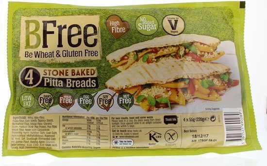 Bfree Pitta stone baked 4 ST