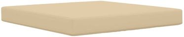 vidaXL Coussin de banc d'extérieur Polyester Beige 80 x 80 cm
