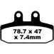 EBC R1625600 plaquettes de frein