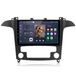 Junsun Ford 9-inch CarPlay Android 15 autoradio voor Ford S-Max (2007-2015) met GPS-navigatie, Wi-Fi, Bluetooth, DAB+, stuurwielbediening, USB, DSP en RDS. 4GB RAM en 64GB opslag