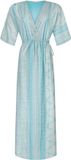 Chic by Lirette Kimono jurk Lotus Guna Turquoise XL