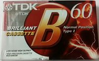 TDK 1 x onbehandelde cassetteband B60 - Ref.1906