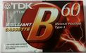 TDK 1 x onbehandelde cassetteband B60 - Ref.1906