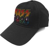 Cappello Kiss - Logo - Faces & Icons Baseball pet - Zwart