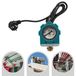 Interrupteur à bouton-poussoir pour pompe à eau - Dispositif de commande de pompe - Puissance de 1,5 kW - Filetage NPT de 1,27 cm - 220 V - PVC - Bleu