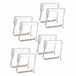 2Lif pinces à nappe - 12x pc - transparent - plastique