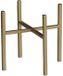 Mica Decorations Plantenverhoger - Goud - H16 cm - Metaal - Vierkant