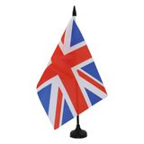 AZ FLAG Tafelvlag Verenigd Koninkrijk 21x14 cm Polyester 100D Plastic Voet