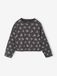 VERTBAUDET Antraciet T-shirt crop top voor meisjes met lange mouwen