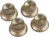 Gibson PRMK-030 Top Hat knop goud Set 4 St metaal-inlay goud