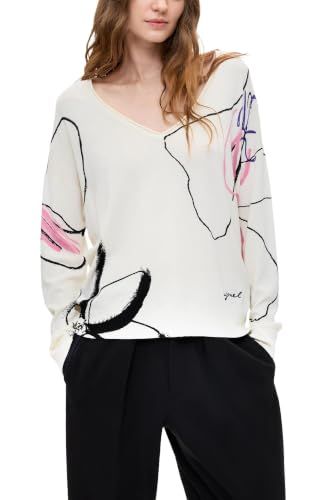 Desigual Jers_femnaif sweatshirt voor dames, Wit, S