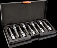 NEO Jeu de douilles Torx - 9 pièces - 100 mm - Chrome-Vanadium