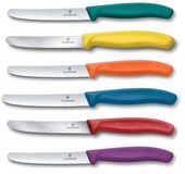 Victorinox Tafelbestek/tomatenmesjes Diverse Kleuren (6 stuks)