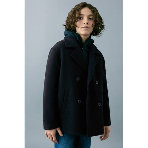 Mango Kids manteljas donkerblauw