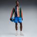 PUMA Memory Lane Mesh Relaxed basketbalshort van 17,78 cm voor Heren, Blauw/Zwart, Maat 3XL