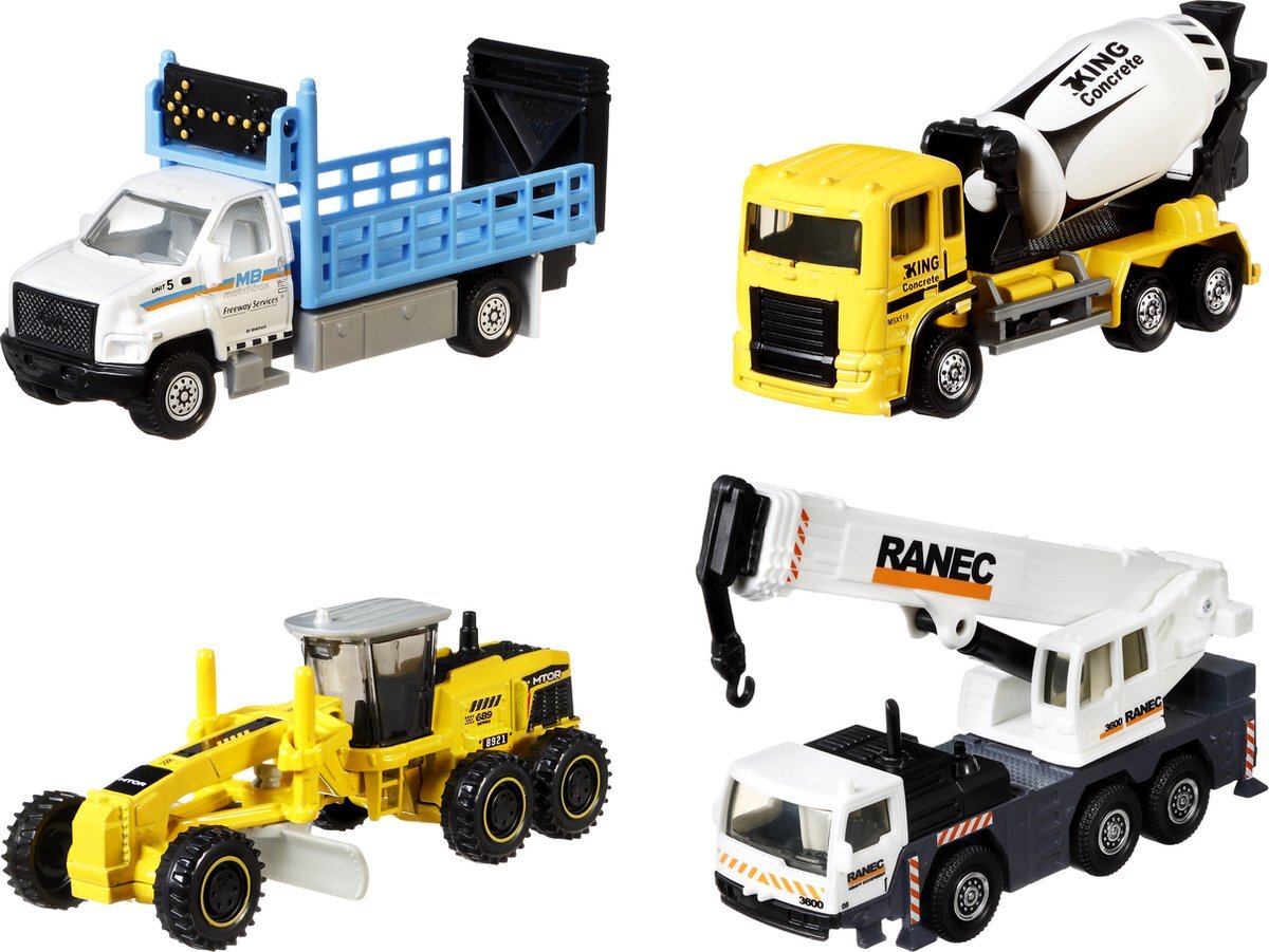 Matchbox Working Rigs Multipack 4 pcs