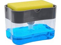 PARENCIA.- Wasmiddeldispenser voor vaatwasser met spons/sponshouder en zeepdispenser - Organizer van spons gootsteen