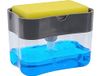 PARENCIA.- Wasmiddeldispenser voor vaatwasser met spons/sponshouder en zeepdispenser - Organizer van spons gootsteen