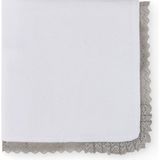 BABIDU Babydeken voor pasgeborenen, 100% katoen, zacht en comfortabel, elegant design met kant, ideaal voor ziekenhuis, draagtas en dagelijks gebruik, babydeken voor lente, zomer en winter