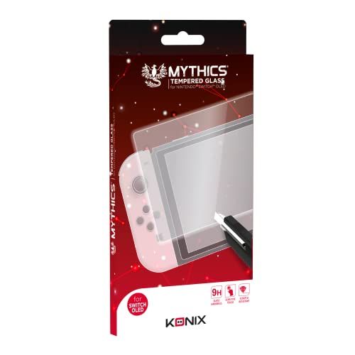 Konix Mythics - Gehard Glas 9H Displaybeschermfolie voor Nintendo Switch OLED