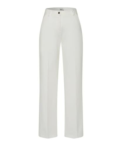 Brax Style.Maine Finest Jersey broek voor dames, 98 offwhite, 31W / 32L