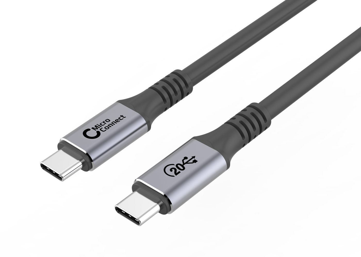 MicroConnect USB3.2CC3 USB-kabel - 3 m - Zwart