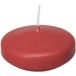 Enlightening Candles 24x Grote drijfkaarsen rood 8 cm - Geurloos