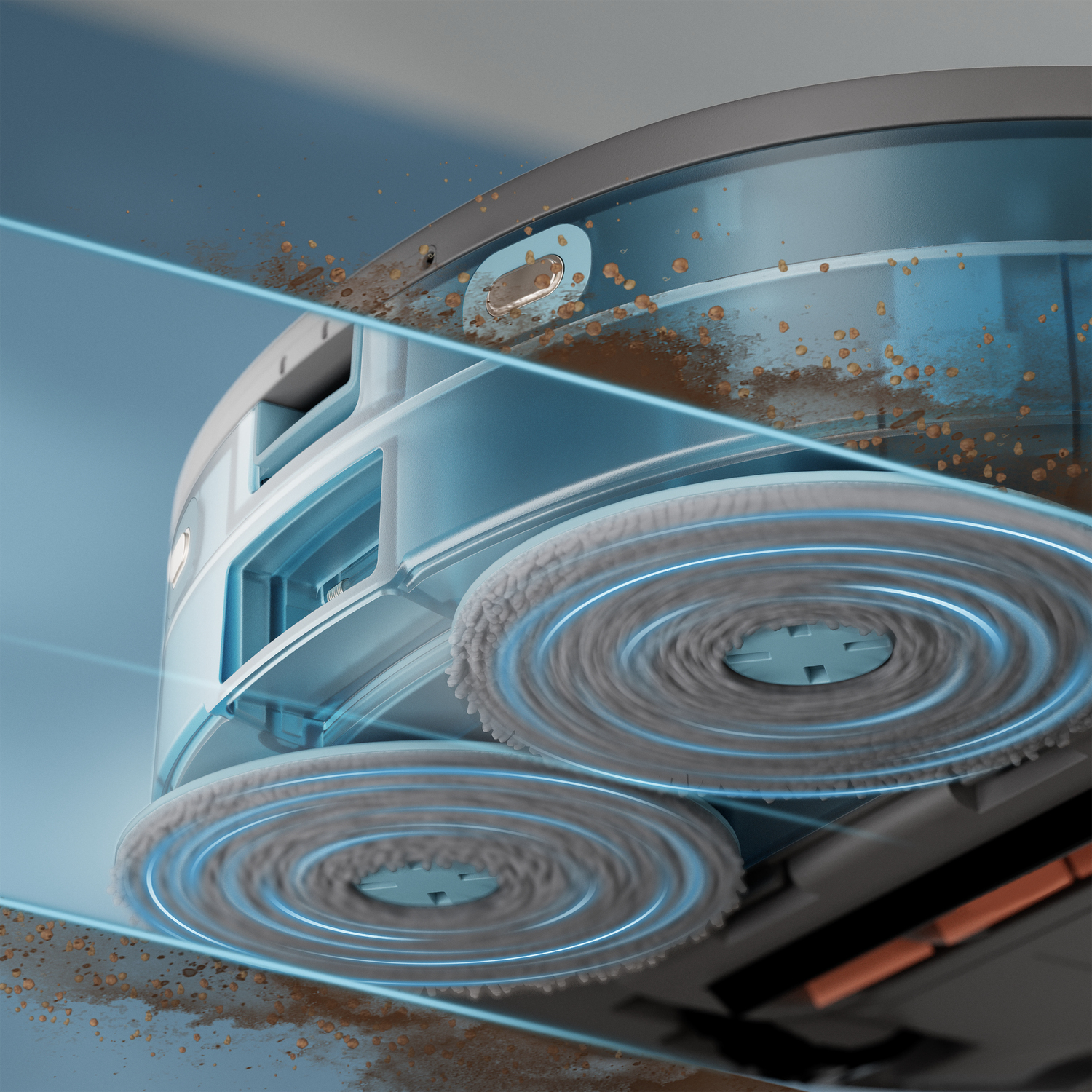 Philips XU5000/10 Robot Vacuum - Grey - 200 min - Laser Navigation - Automatic Emptying