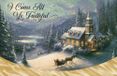 DaySpring Thomas Kinkade Oh Come All Ye Faithful 18 kerstkaarten met enveloppen (U1008)