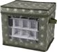 Decoris Kerstballen Opbergbox - Groen - 41 x 31 x 32 cm - Polyester