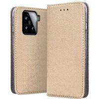 Xiaomi Housse pour Xiaomi 15 5G - etui coque pochette portefeuille + verre trempe - OR MAGNET
