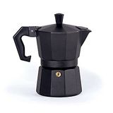 Excelsa Chicco espressokan, van aluminium, zwart