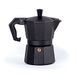 Excelsa Chicco espressokan, van aluminium, zwart