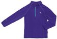 Peak Mountain Microfleece sweatshirt met halve rits voor meisjes Fafine Paars Polyester 3 jaar