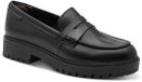 Tamaris Dames Instappers 1-24752-47 003 Zwart Leer/Synthetisch Maat 40 EU