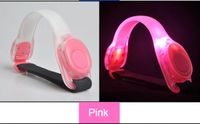 CHPN - Roze LED Veiligheidsarmband - 2 stuks