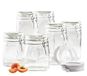 Mäser Gothika voorraadpotjesset met deksel, glas, 750 ml - 1,45 l