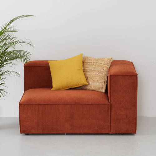 Igor modulair bankelement (hoek rechts) - Oranje