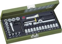 Proxxon 23080 36-delige gereedschapsset met 6,3 mm (1/4") omschakelratel en schroevendraaiergreep