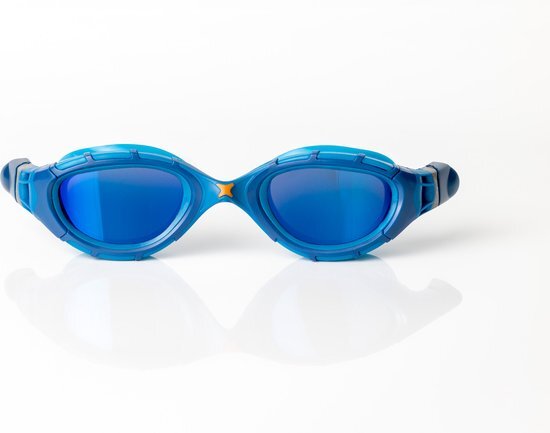 Zoggs Predator Flex Titanium Zwembril Blue Blue Mirrored Blue Smal Fit