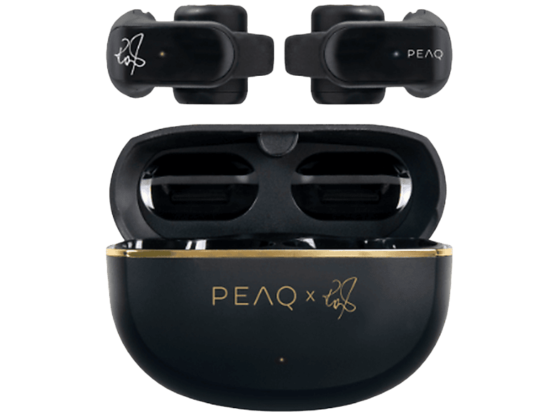 Peaq PTW-4000-RW In-ear Draadloze Oordopjes Zwart