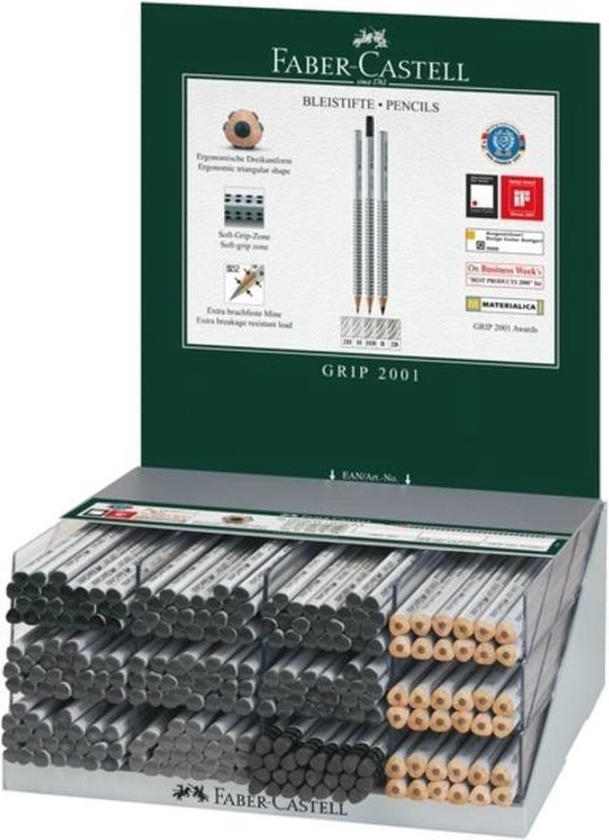 Faber-Castell potlood GRIP 2001 display met 252 stuks FC-117060